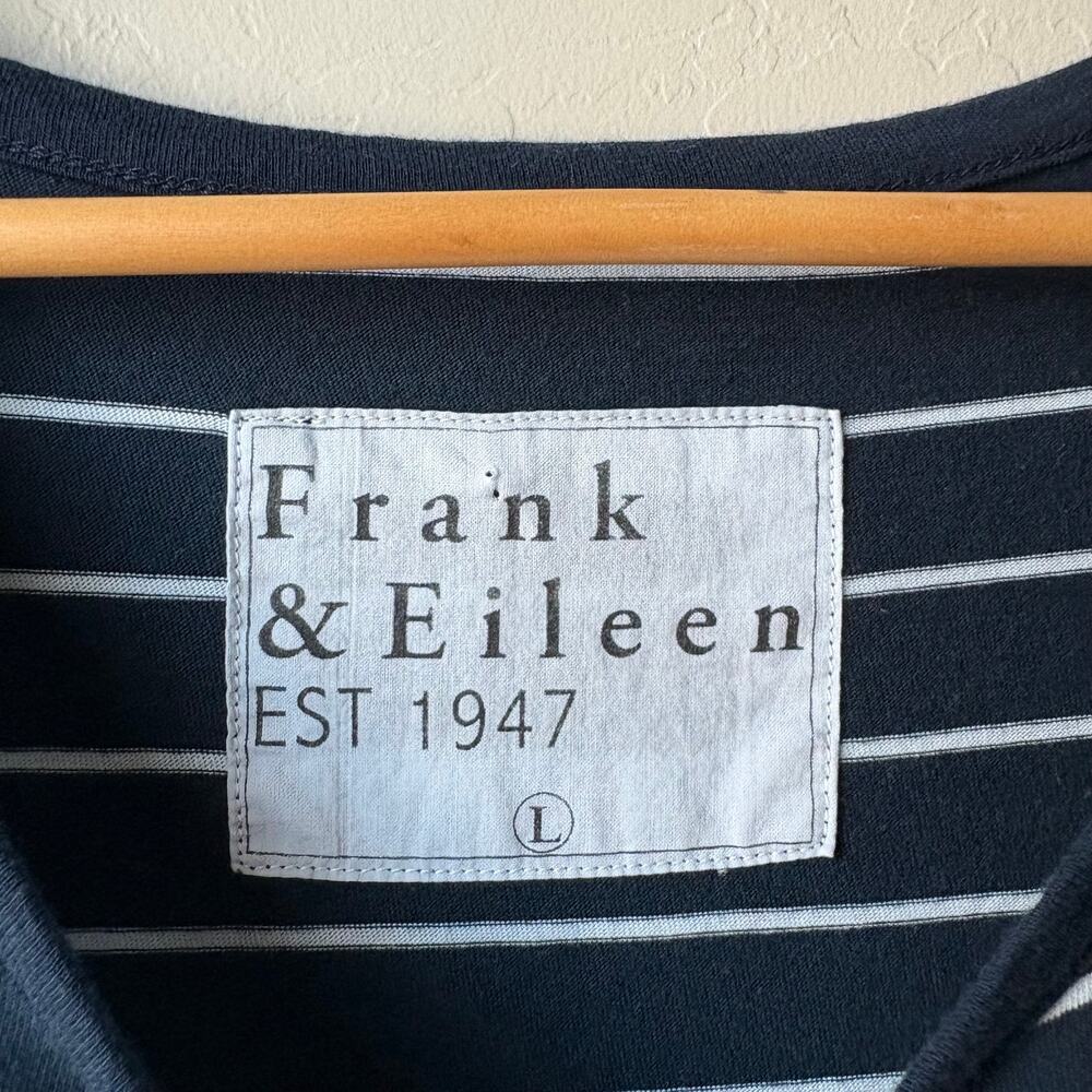 Frank & Eileen Navy and White Striped Midi Tank Dress - Picture 5 of 8